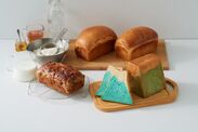 様々なシーンでお使いいただける山梨県産の素材を使用した4種類の食パンを販売