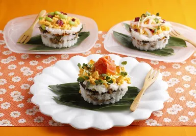 中学生部門準グランプリ:「卒業式の約束～先生と赤ちゃんのための〈推しずしケーキ〉」