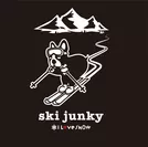 ski junkyイラスト(黒)
