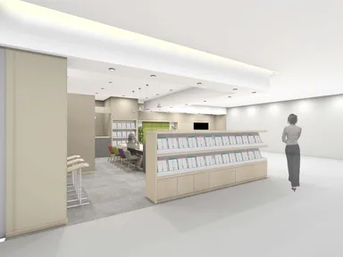 目的別リーフレットを設置