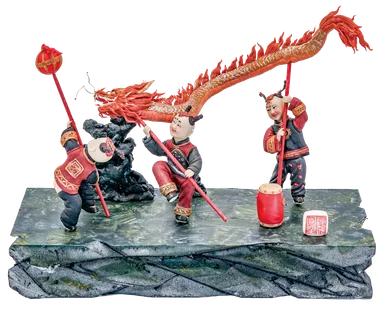 謝強『元宵節の龍舞』