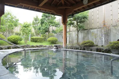 自慢の高濃度アルカリ温泉