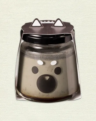 黒柴の黒豆豆乳プリンのクロちゃん