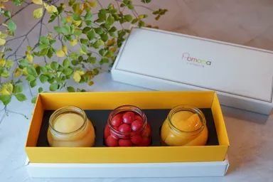 ～Pomonaコンポート3個セット(さくらんぼ＆白桃＆黄桃)～