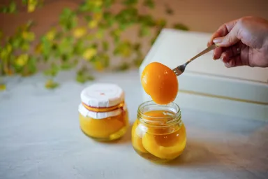 ～黄金桃(黄桃)のコンポート～