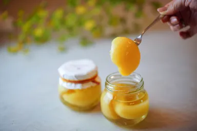 ～恋香桃(白桃)のコンポート～