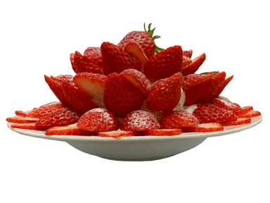 完熟いちごのプレートパフェ3