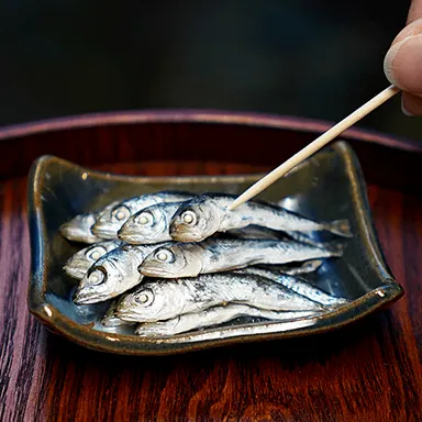 さば煮干しの酢漬け