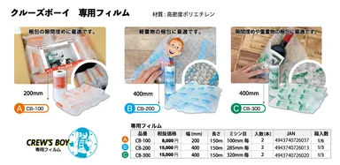 クルーズボーイ専用フィルム