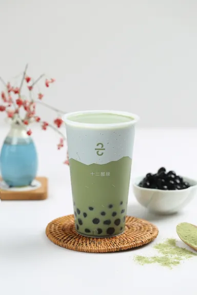 宇治抹茶タピオカミルクティー