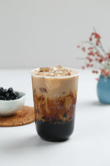 黒糖タピオカミルクティー
