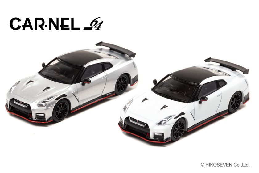 日産 Gt R Nismo が1 64スケールミニカーで登場 人気のパールホワイトとシルバーの2色が限定生産 1月8日 水 より予約受付開始 株式会社ヒコセブンのプレスリリース