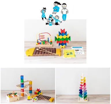 提供する知育玩具の例