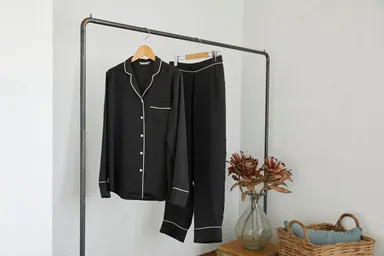 ロング上下セット BLACK