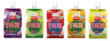 飲むBIG　飲む蒟蒻ゼリー(ぶどう、マスカット、りんご、オレンジ、グレープフルーツ)