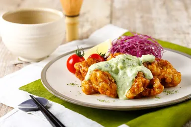 抹茶タルタルソースがけチキン南蛮