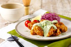 抹茶タルタルソースがけチキン南蛮