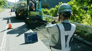 写真撮影は現場監督の大切な仕事