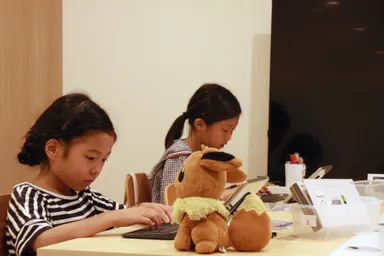 タイピング練習の様子