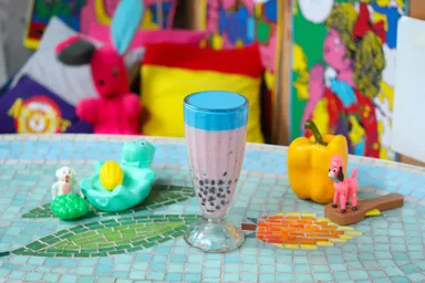 毒タピオカ(いちご)ブティックハラダ復刻メニュー