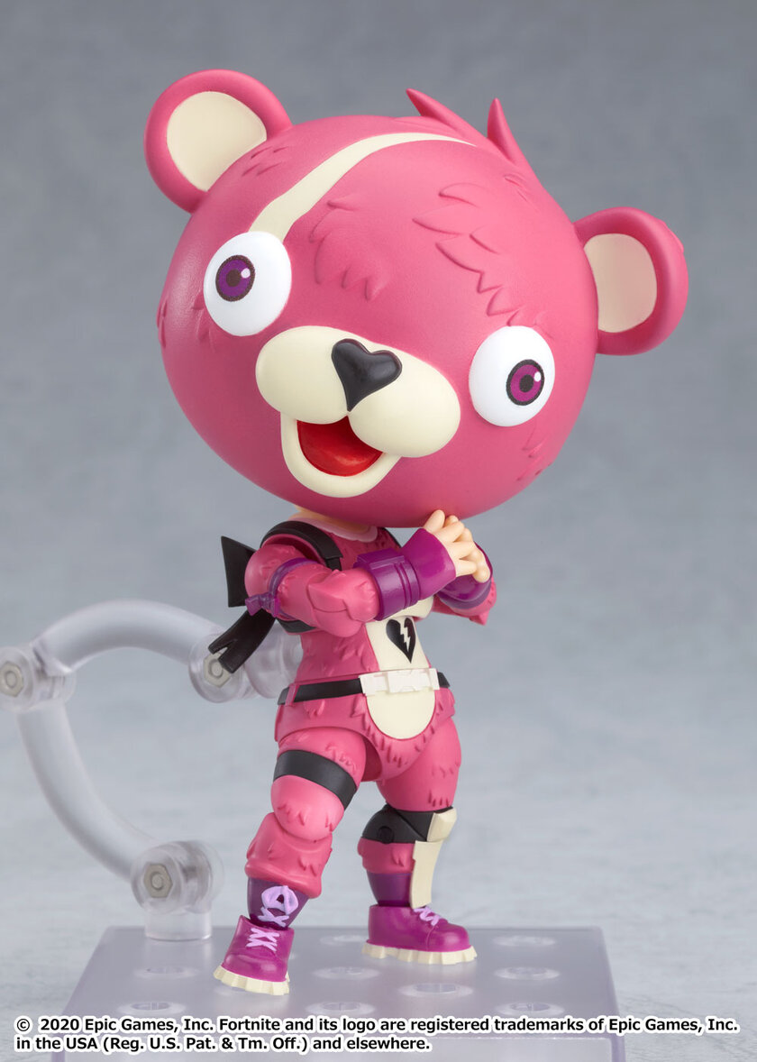 人気ゲーム フォートナイト から 可愛い ピンクのクマちゃん がねんどろいどになって登場 インディー