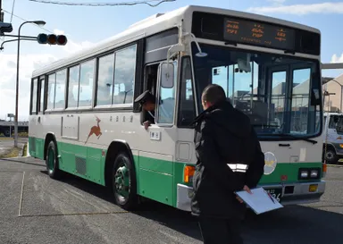 ▲昨年の様子（基本運転：連続直角）