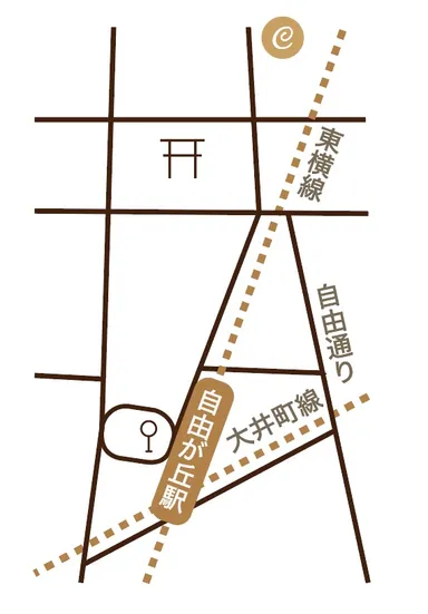 CARAMELIFE自由が丘本店MAP