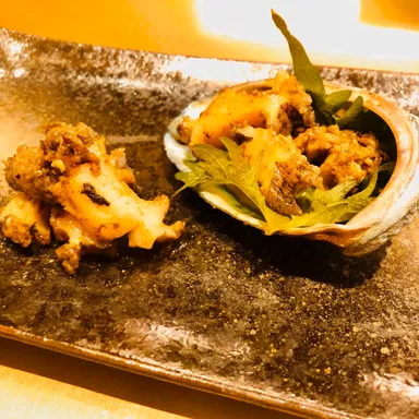 アワビのバター焼き