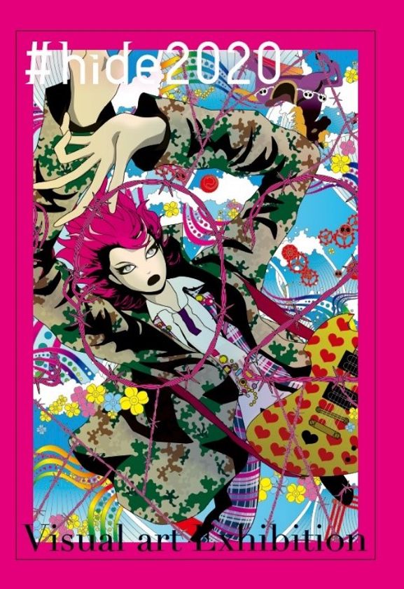 X JAPANギタリストhideの公式BOOK 「#hide2020 Visual art