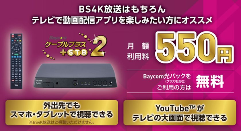 「BS4K放送」のトランスモジュレーション（トラモジ）方式での
提供について