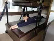 下段ベッド(モデル167cm)