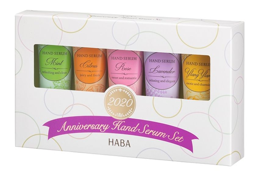 ～気分で選べる5種のアロマ～
2020年3月27日（金）より数量限定新発売！
『2020アニバーサリーハンドセラムセット』