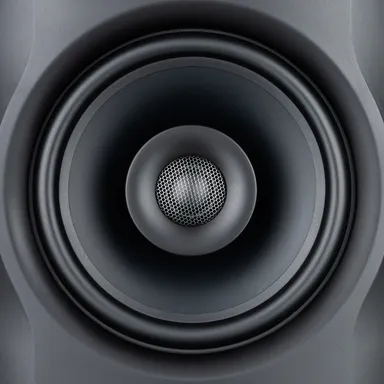 同軸配置のツイーターとウーファー(写真は『FX80』)