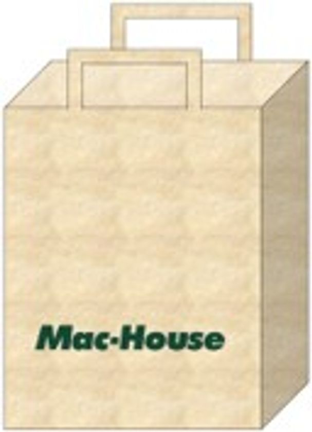 マックハウスはお買い物袋を
「環境に配慮した紙製」に変更します　