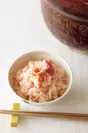 まるごとトマトと梅の土鍋炊き込みご飯 2