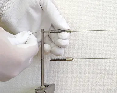 設置後もテンション調整が容易