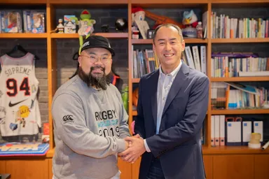 PSI 平地(左)と運営堂 森野(右)