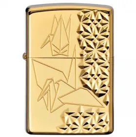 GOLD TITANIUM COATING/金チタンコーティング折鶴