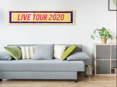 マフラータオル額　イメージ