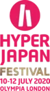HYPER JAPAN Festival 2020ロゴ縦