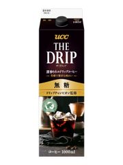 ドリップチャンピオン監修　芳醇な味わいのネルドリップコーヒー『UCC THE DRIP 無糖/甘さひかえめ GT1000ml』3月23日(月)より全国で新発売！