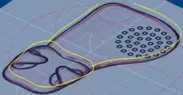 スケッチの輪郭を3D CADで抽出