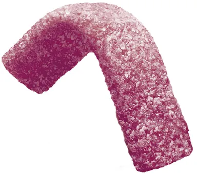 フェットチーネグミ グレープソーダ味　生地(2)