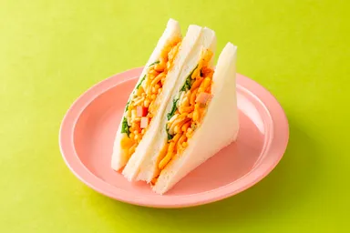 チーズ入りナポリタンサンド/サンドイッチカフェ　おいしいメルヘン。