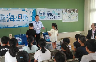 2019/9/25　お魚受け入れ式の様子