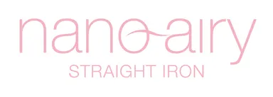 nano airy STRAIGHT IRON　ロゴ