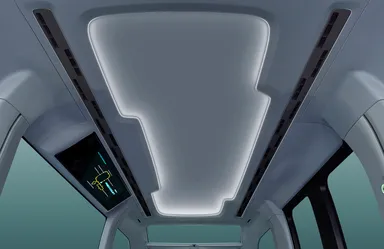 トヨタ「e-Palette」の天井照明