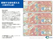 大阪市の人口変動推計マップ