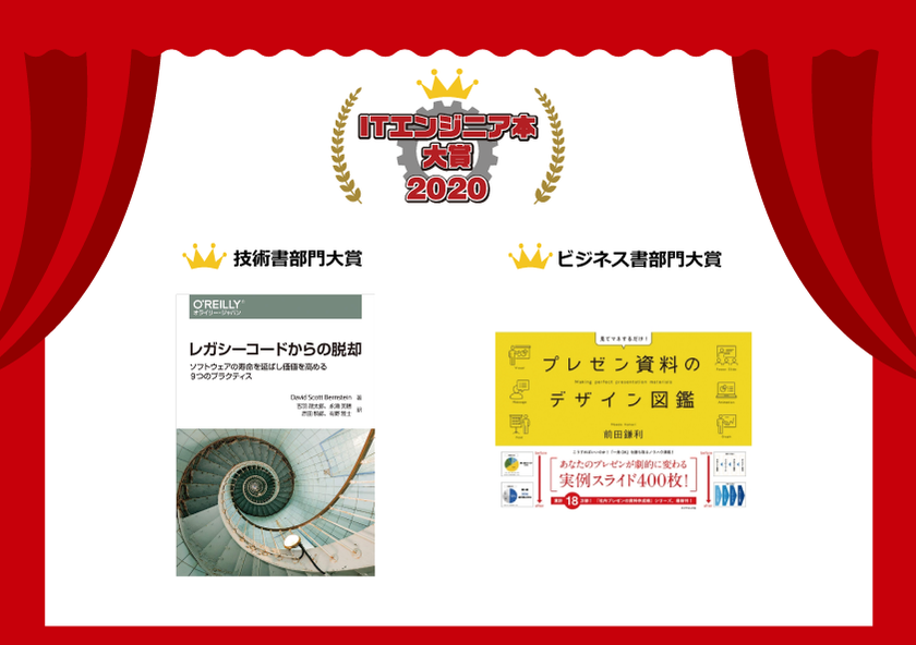 ITエンジニア本大賞2020　
技術書・ビジネス書部門大賞が決定！