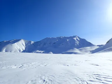 2020年2月7日撮影　立山室堂平